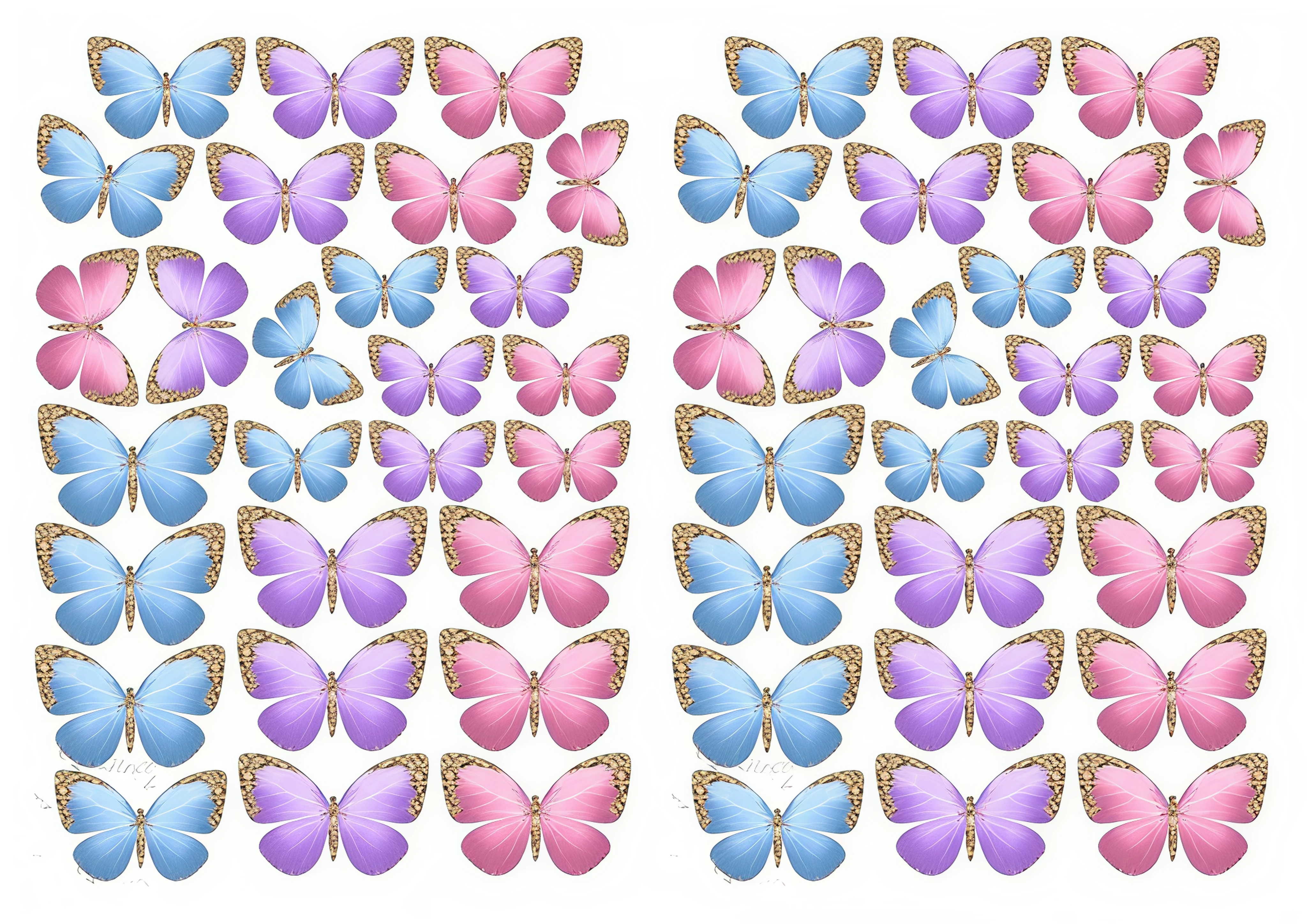 Butterfly cake topper