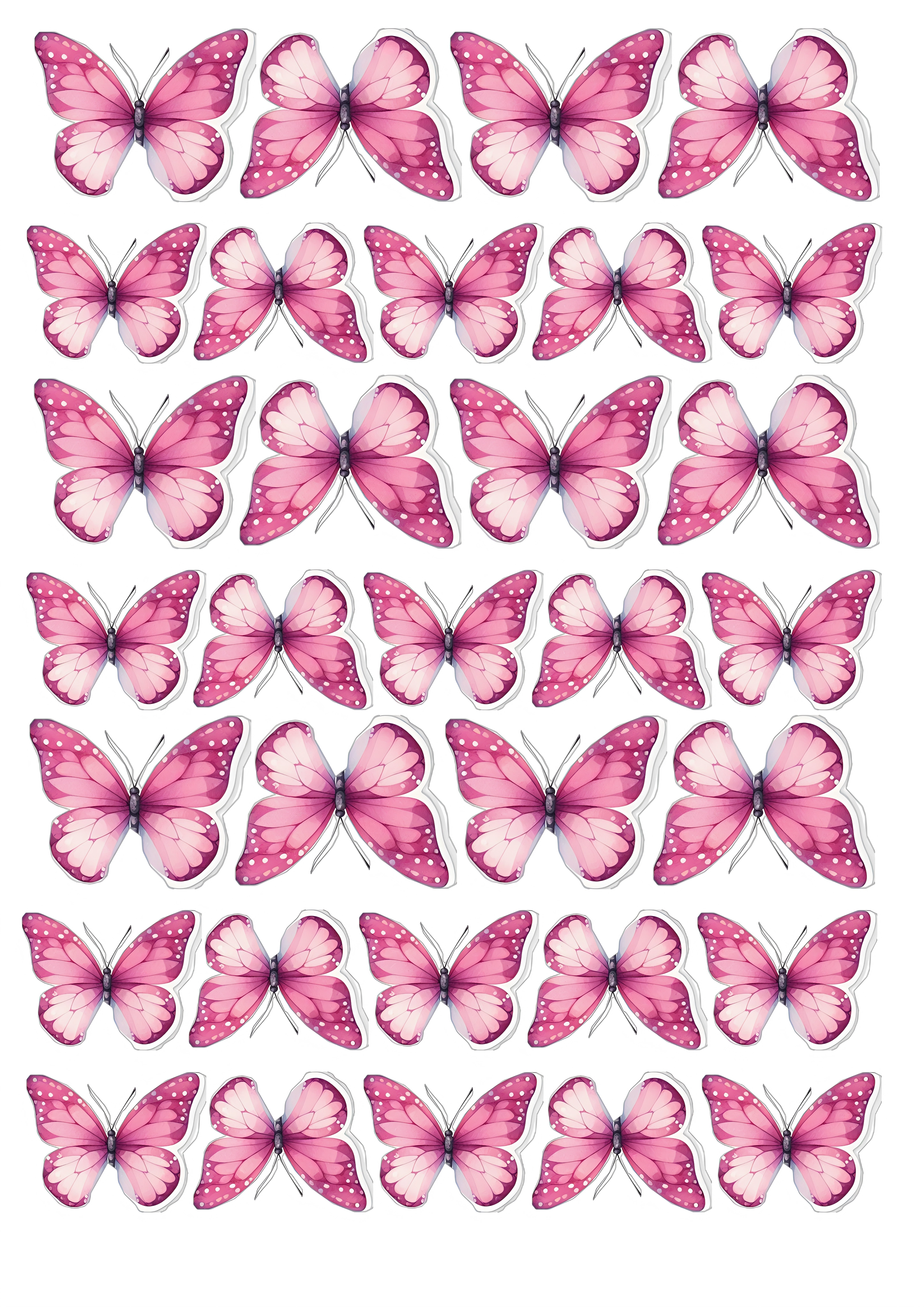 Butterfly cake topper