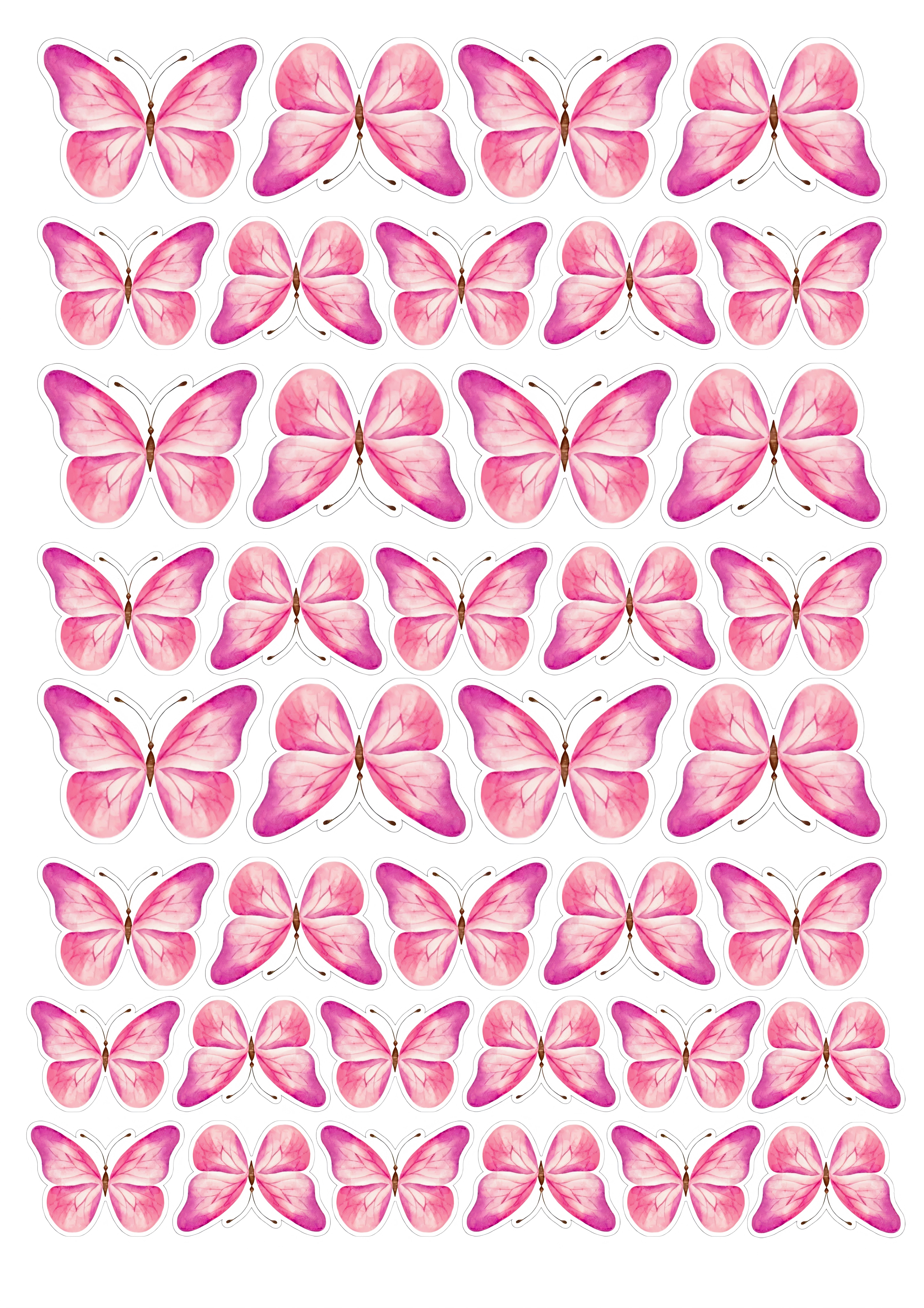 Butterfly cake topper