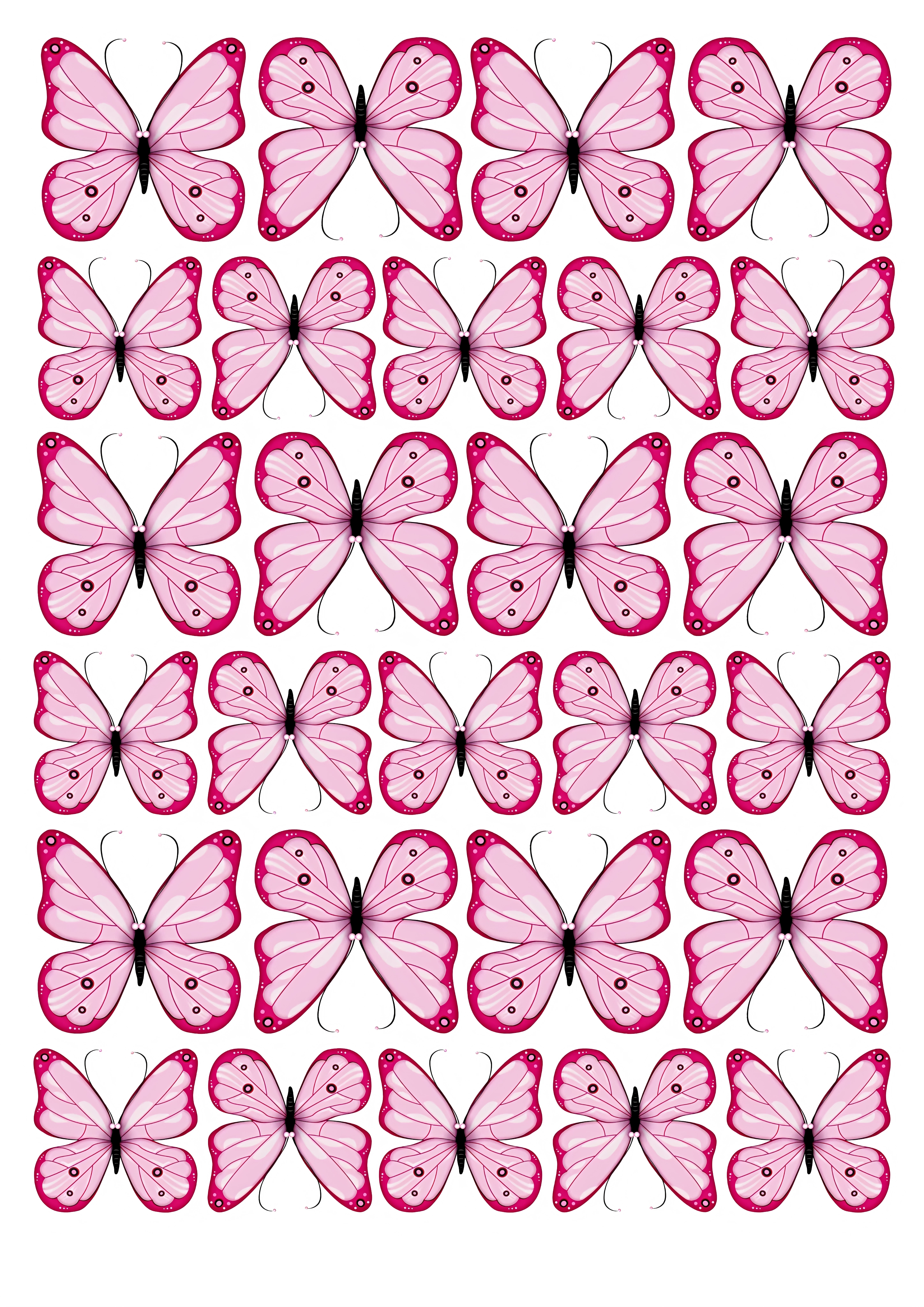 Butterfly cake topper