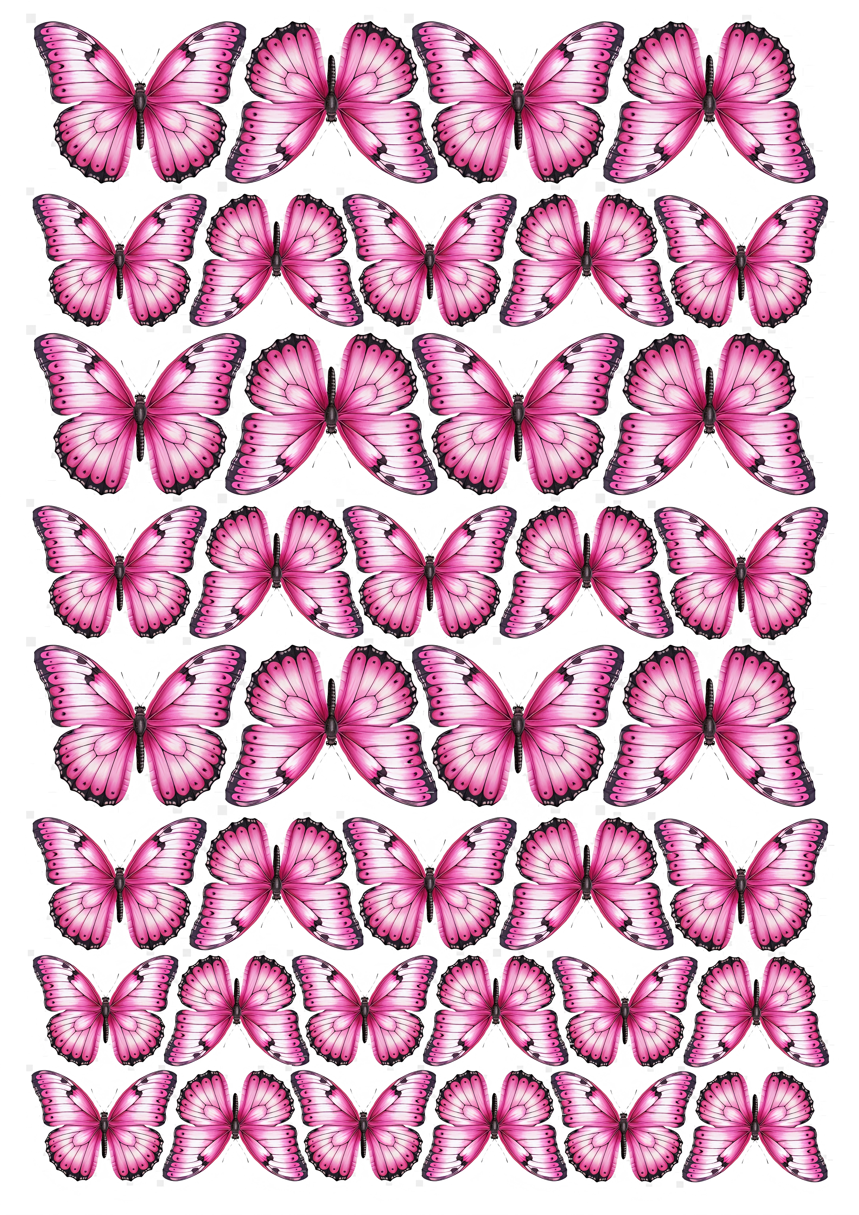 Butterfly cake topper