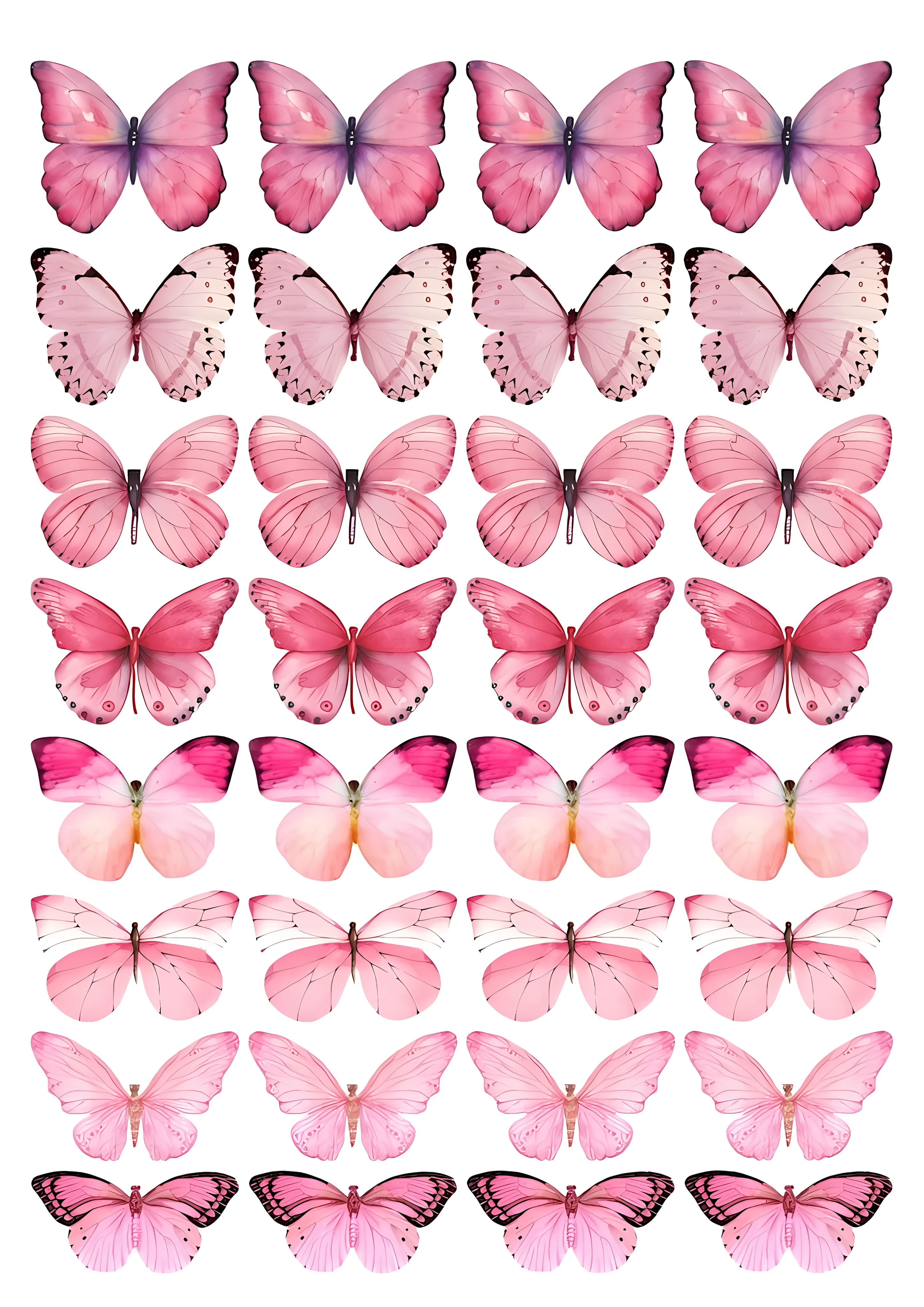 Butterfly cake topper