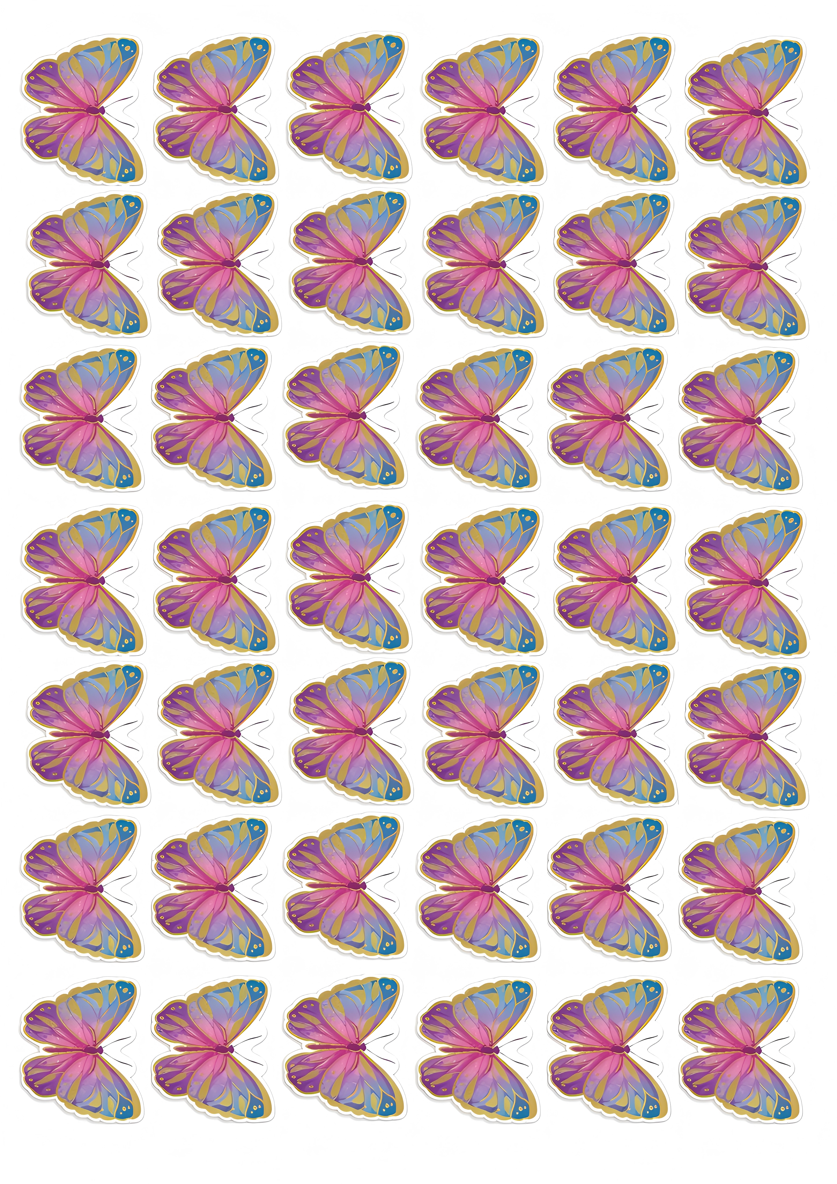 Butterfly cake topper