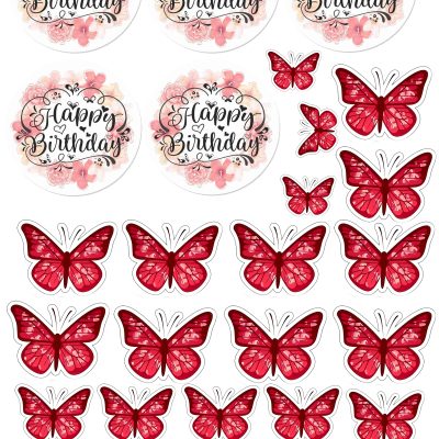 Happy Birthday cake topper