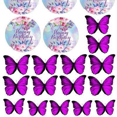 Happy Birthday cake topper