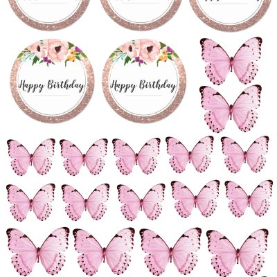 Happy Birthday cake topper