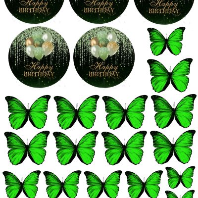 Happy Birthday cake topper