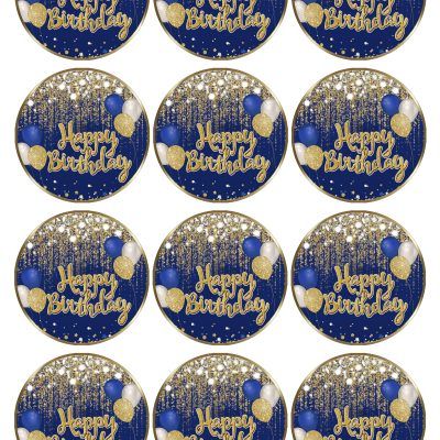 Happy Birthday cake topper