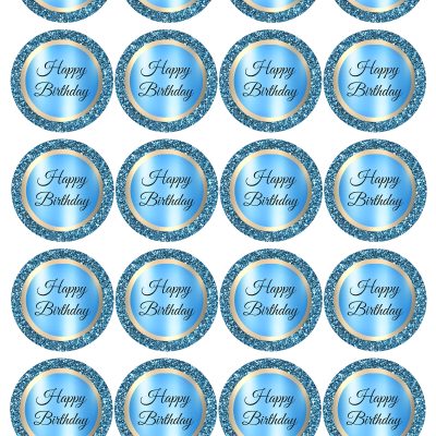 Happy Birthday cake topper