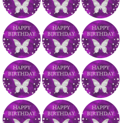 Happy Birthday cake topper