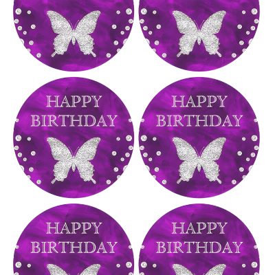 Happy Birthday cake topper