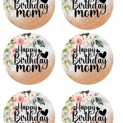Happy Birthday cake topper