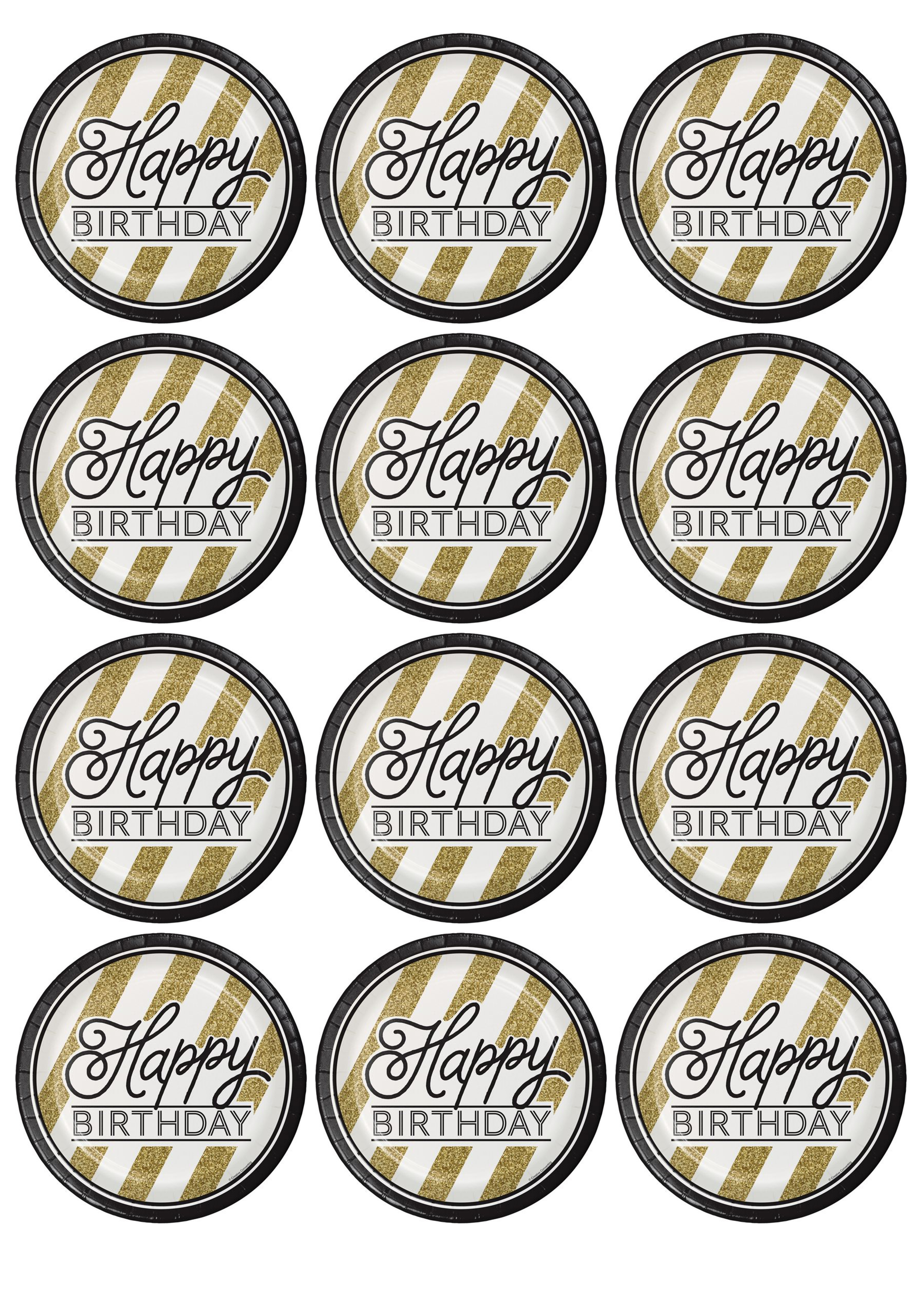 Happy Birthday cake topper