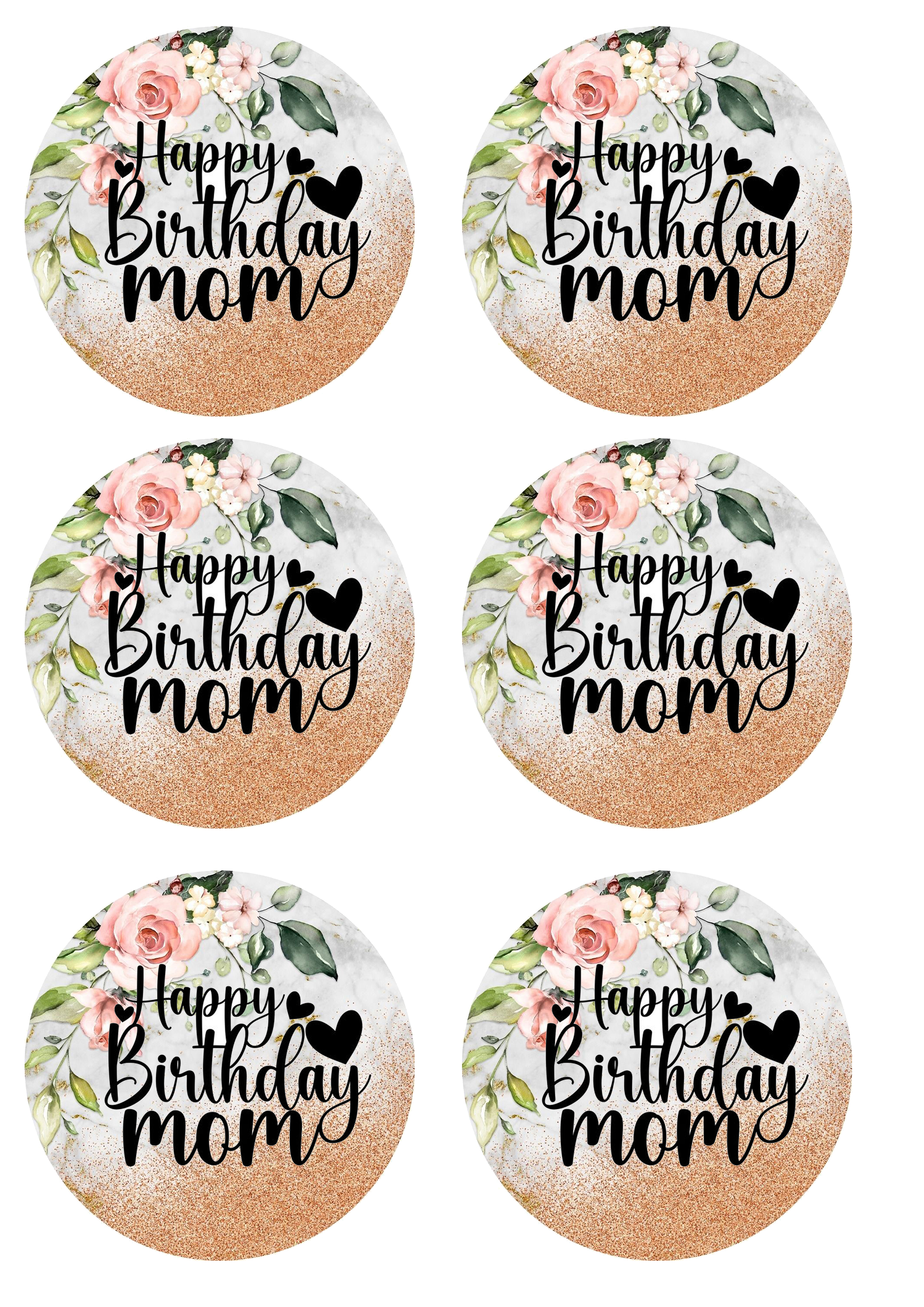 Happy Birthday cake topper