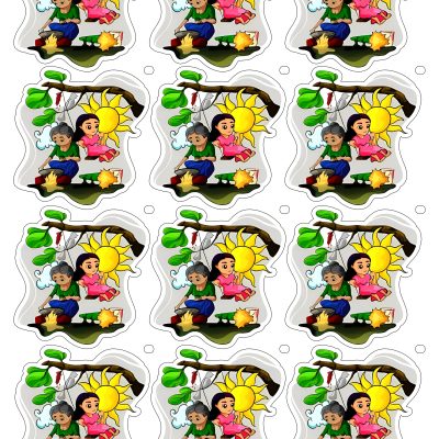 Happy New Year cake topper