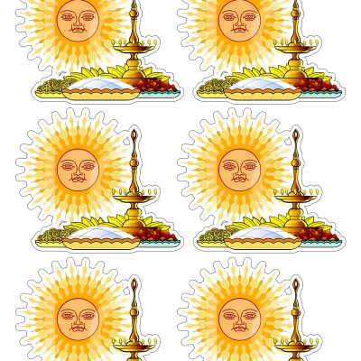 Happy New Year cake topper