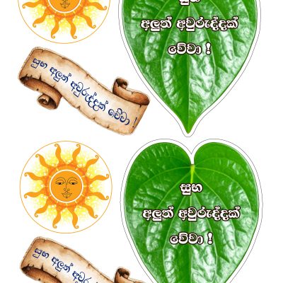 Happy New Year cake topper