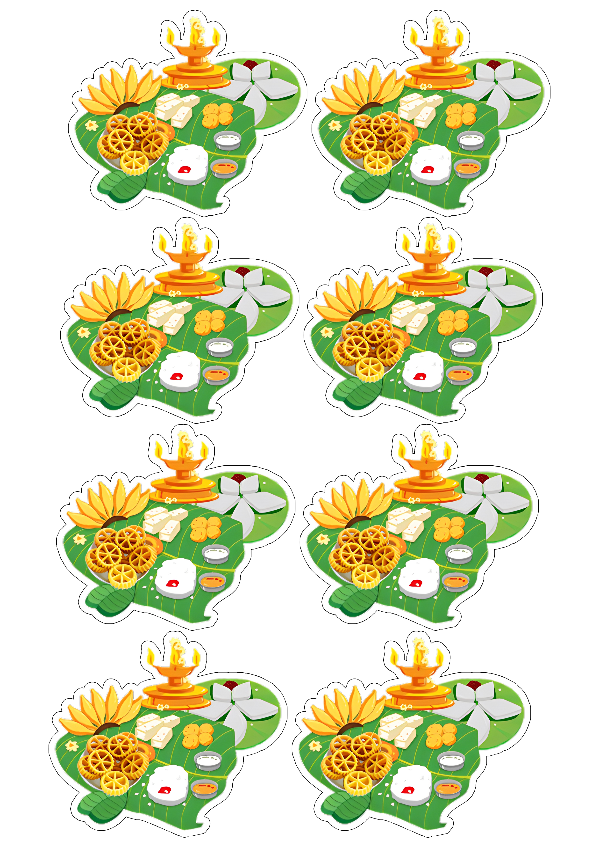 Happy New Year cake topper