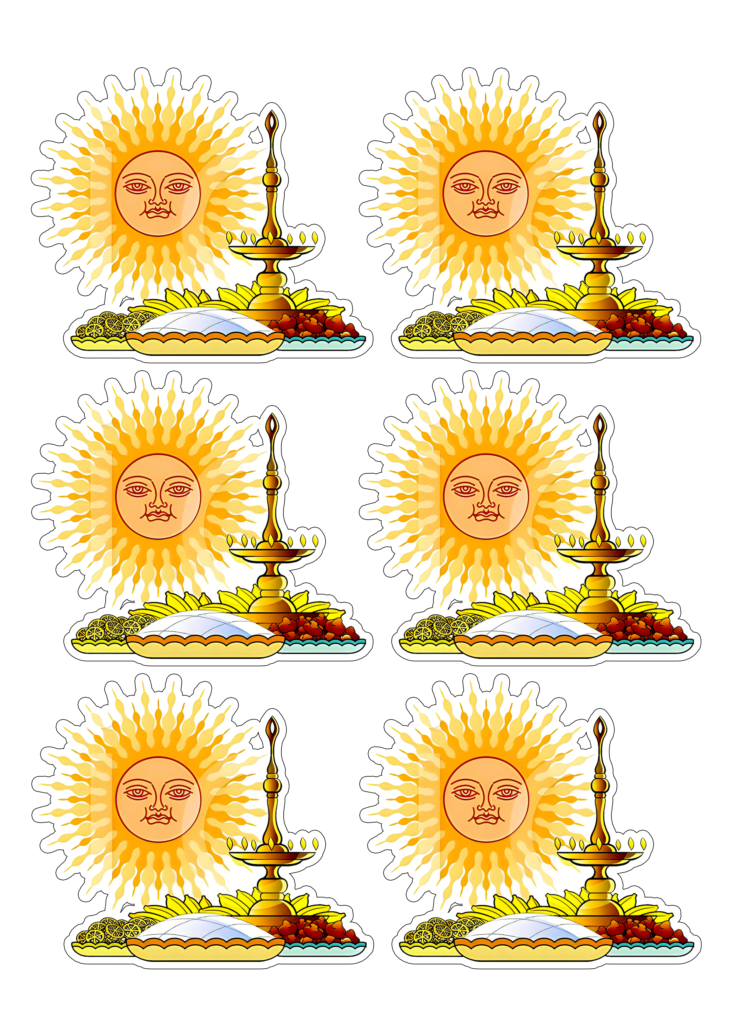 Happy New Year cake topper