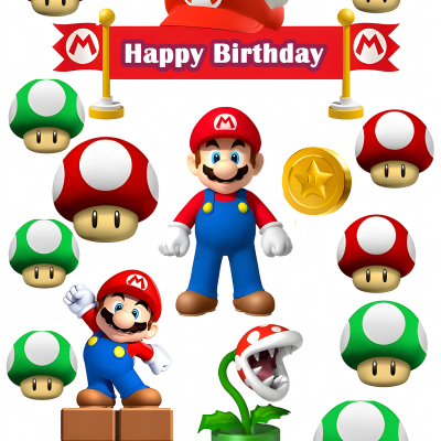 Little Boy cake topper