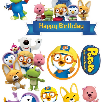 Little Boy cake topper