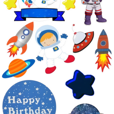 Little Boy cake topper