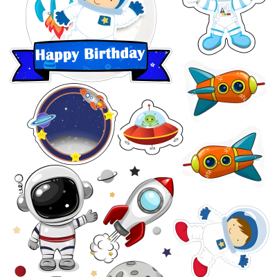 Little Boy cake topper