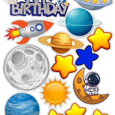 Little Boy cake topper