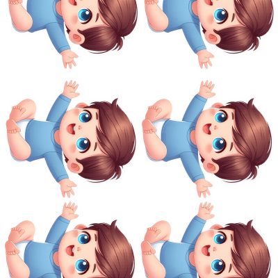 Little Boy cake topper