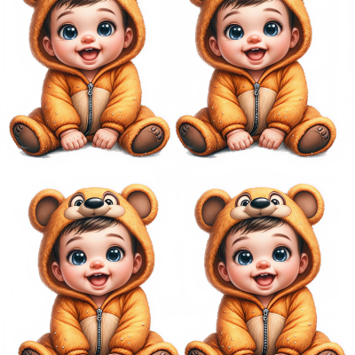 Little Boy cake topper