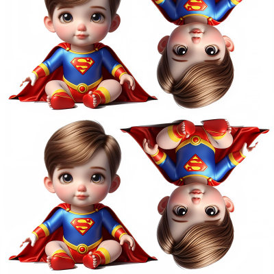 Little Boy cake topper