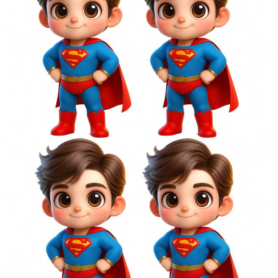 Little Boy cake topper