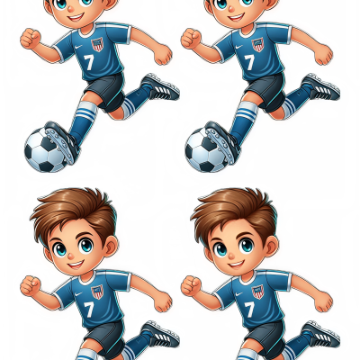 Little Boy cake topper