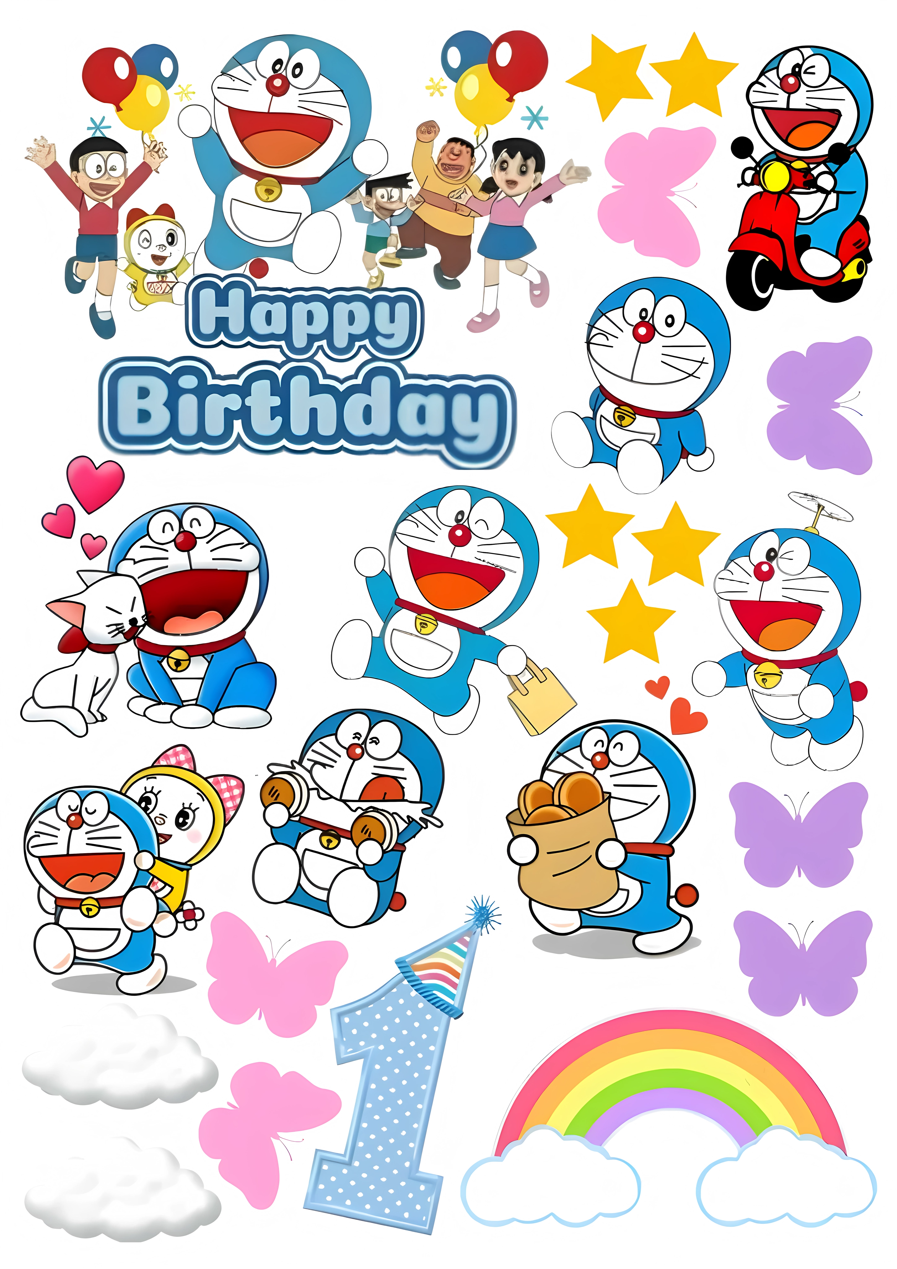 Little Boy cake topper