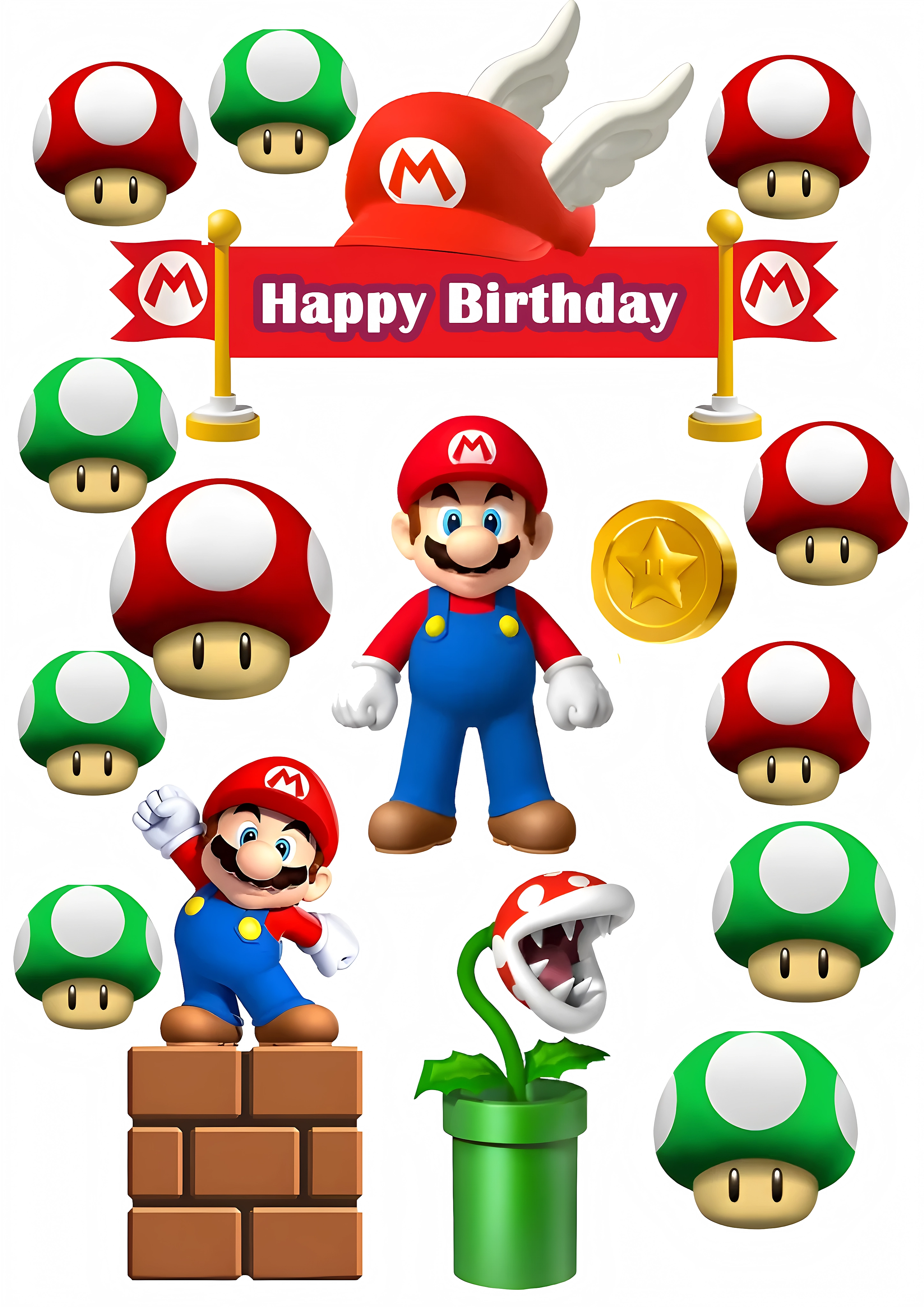 Little Boy cake topper