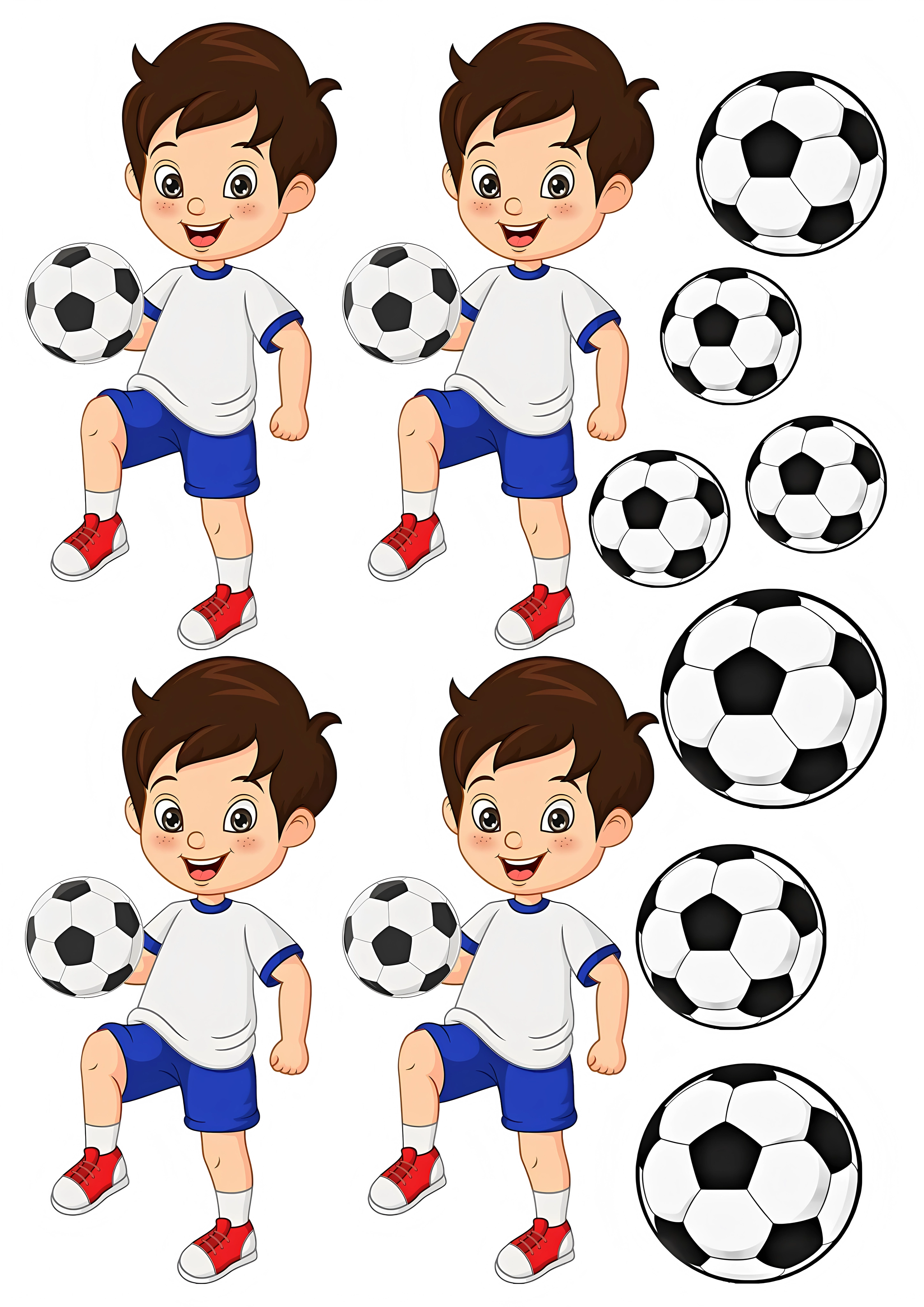 Little Boy cake topper