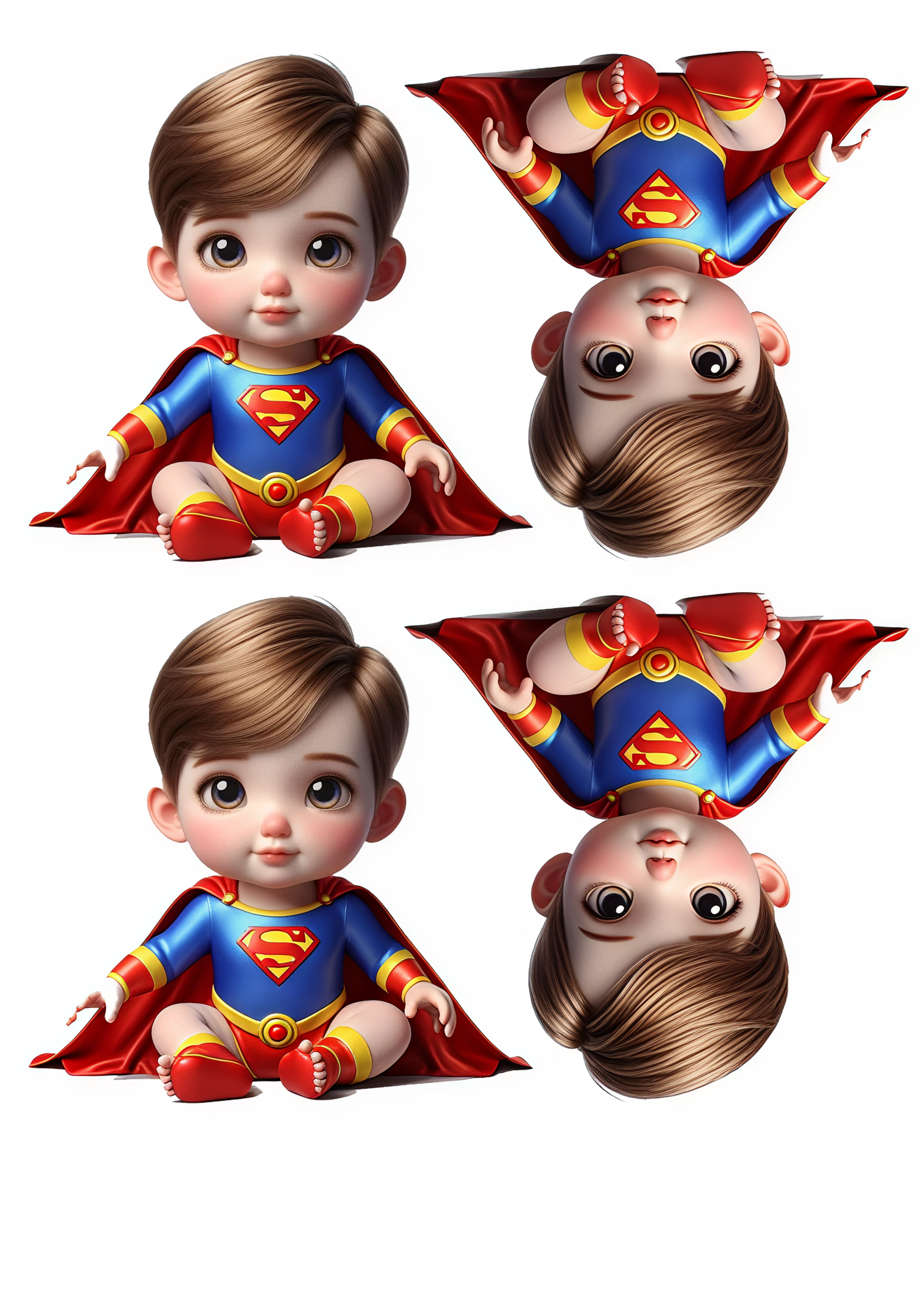 Little Boy cake topper