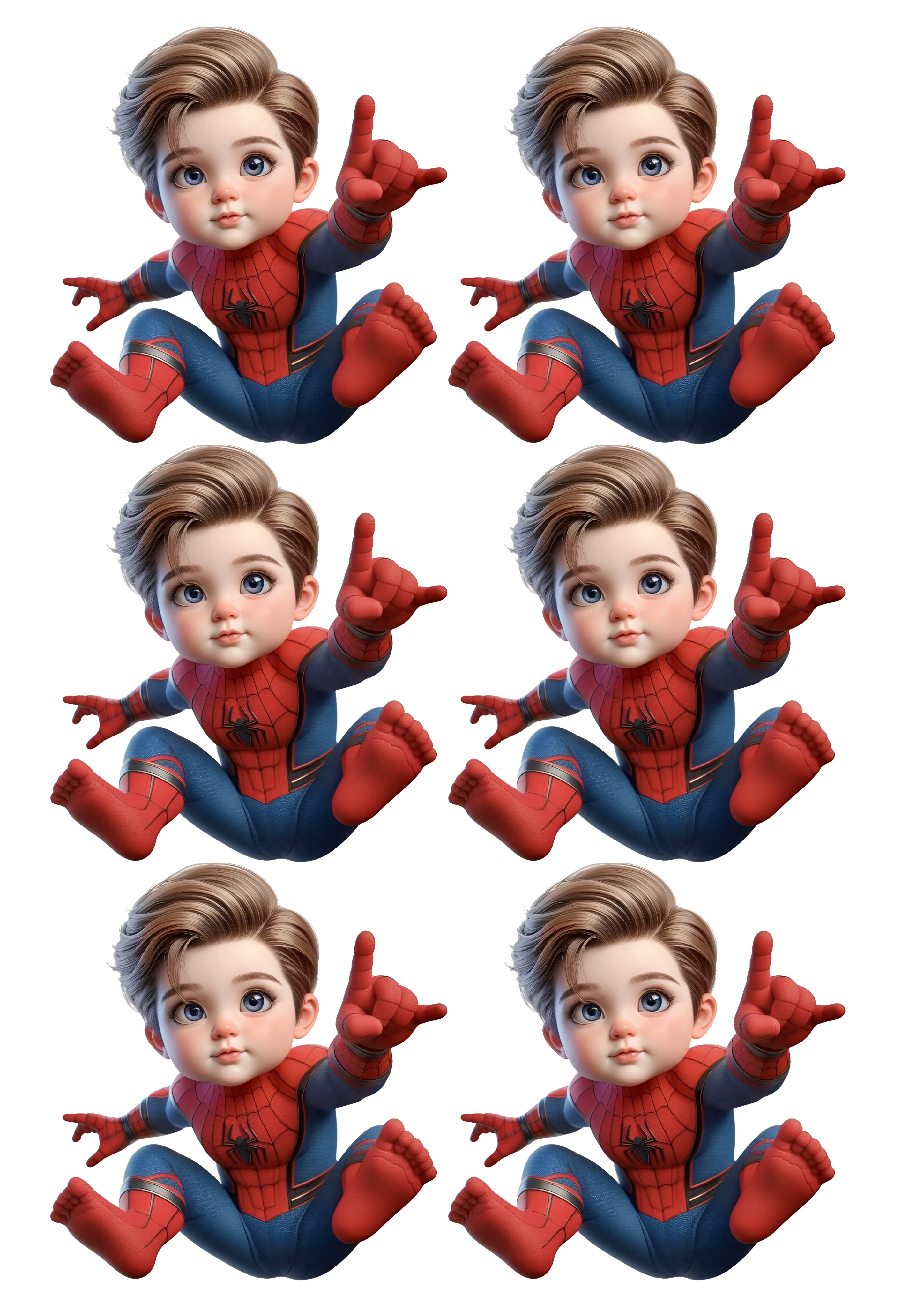 Little Boy cake topper