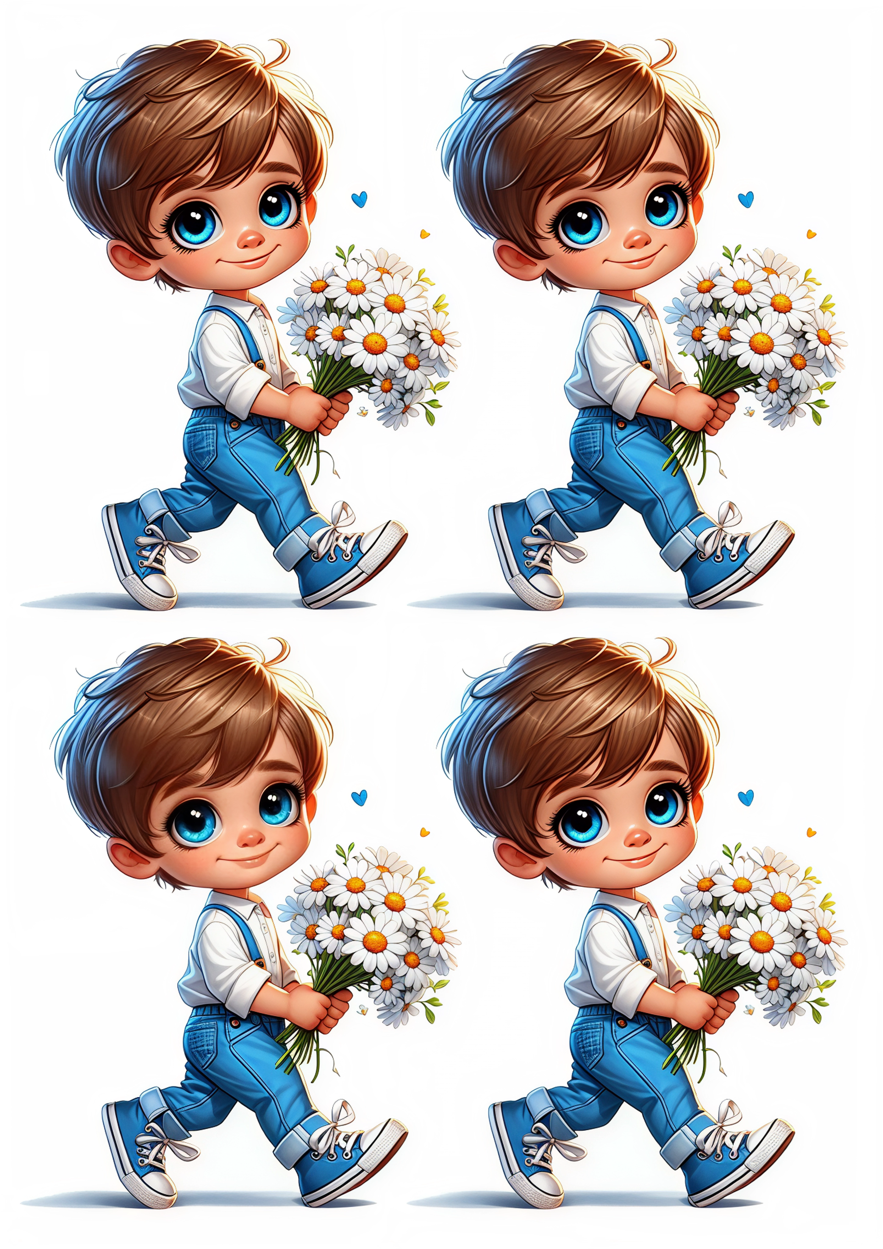 Little Boy cake topper