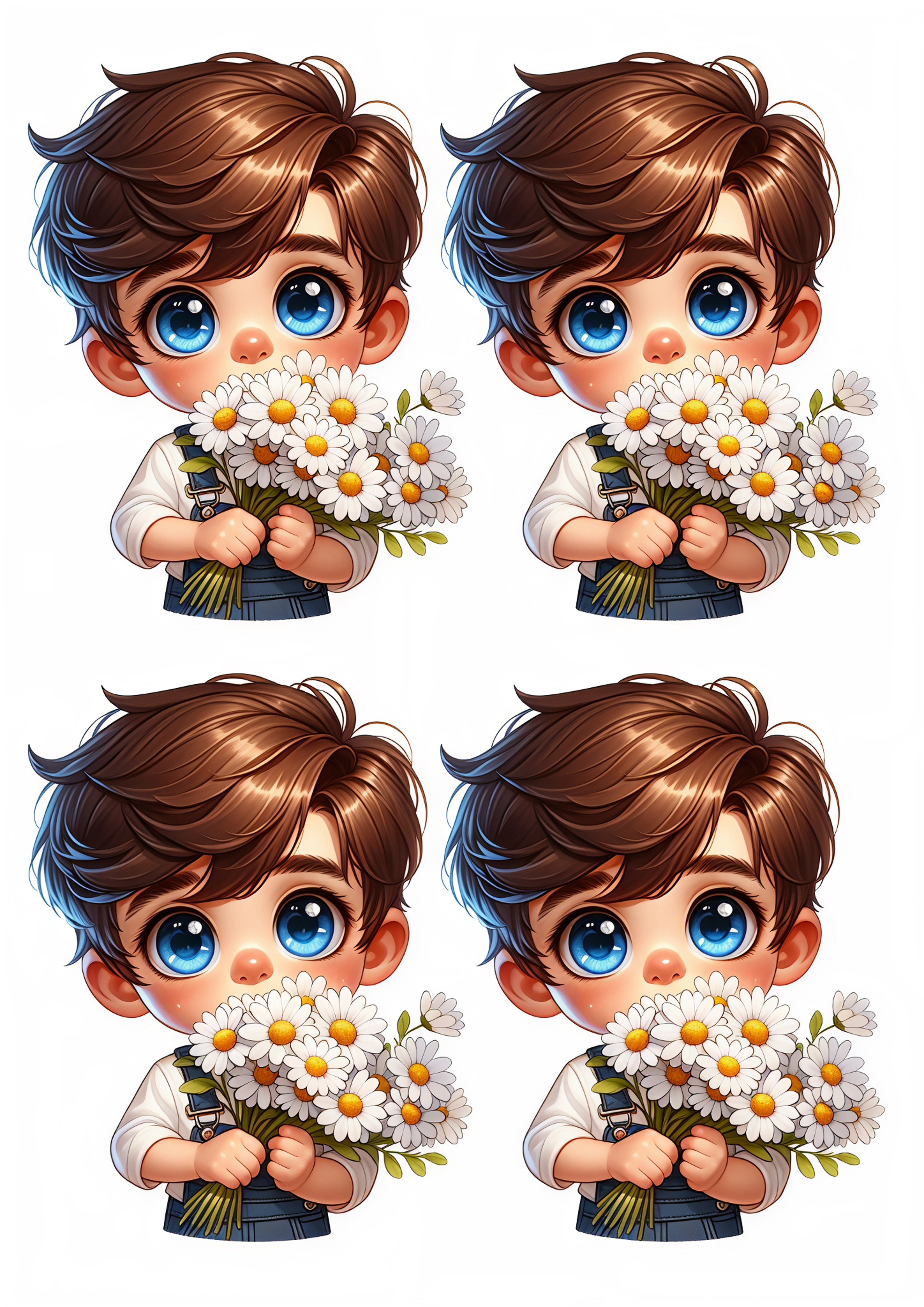 Little Boy cake topper