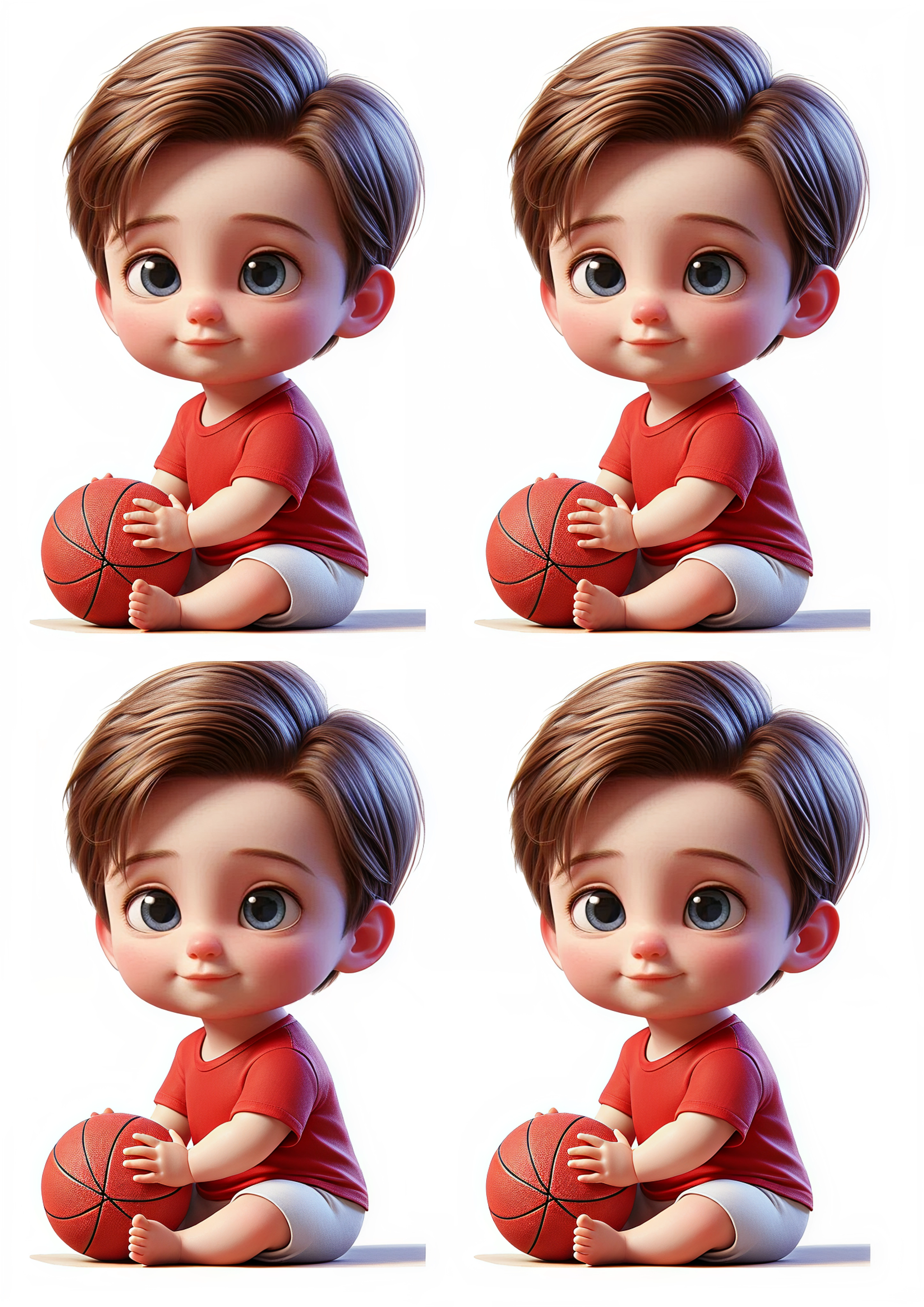 Little Boy cake topper