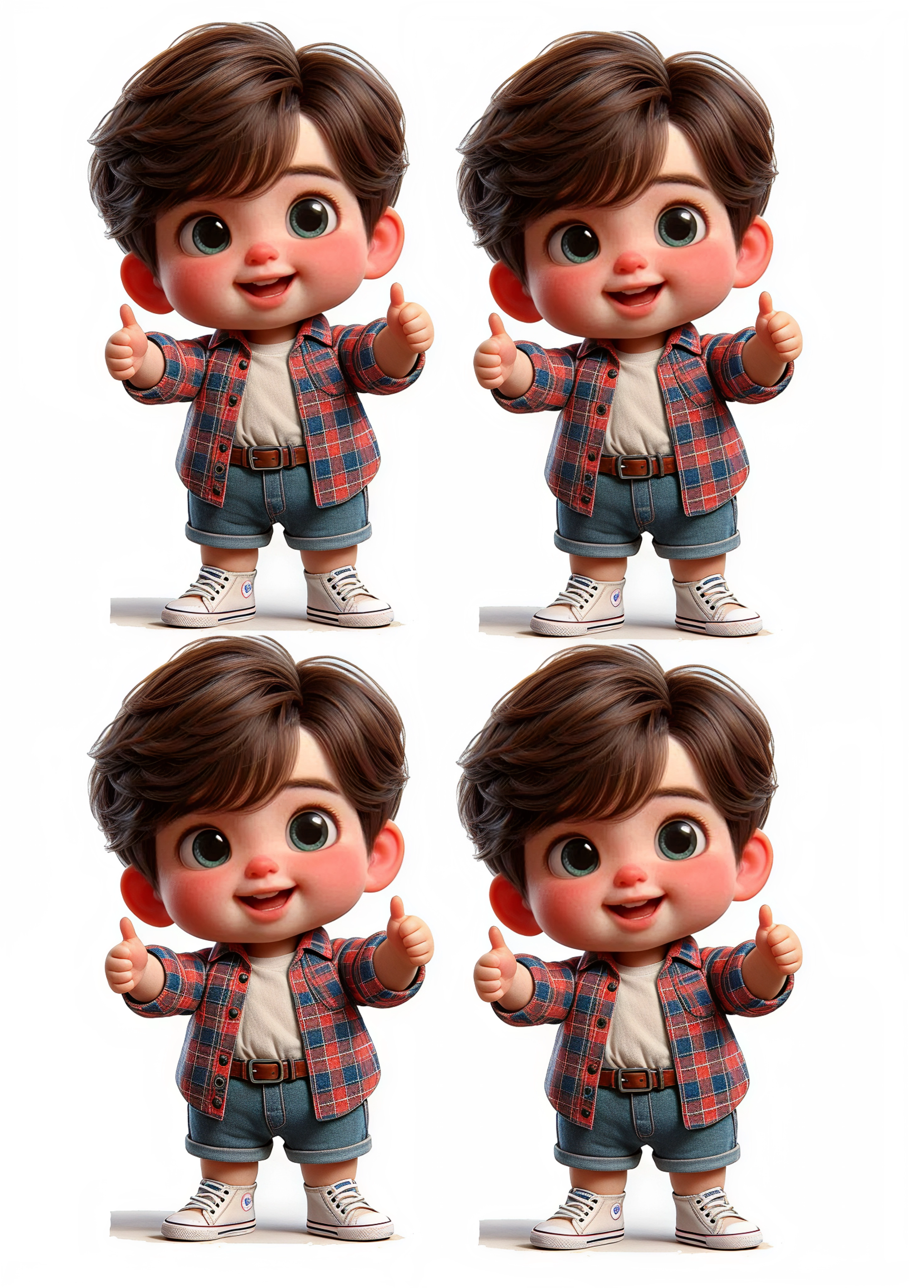 Little Boy cake topper