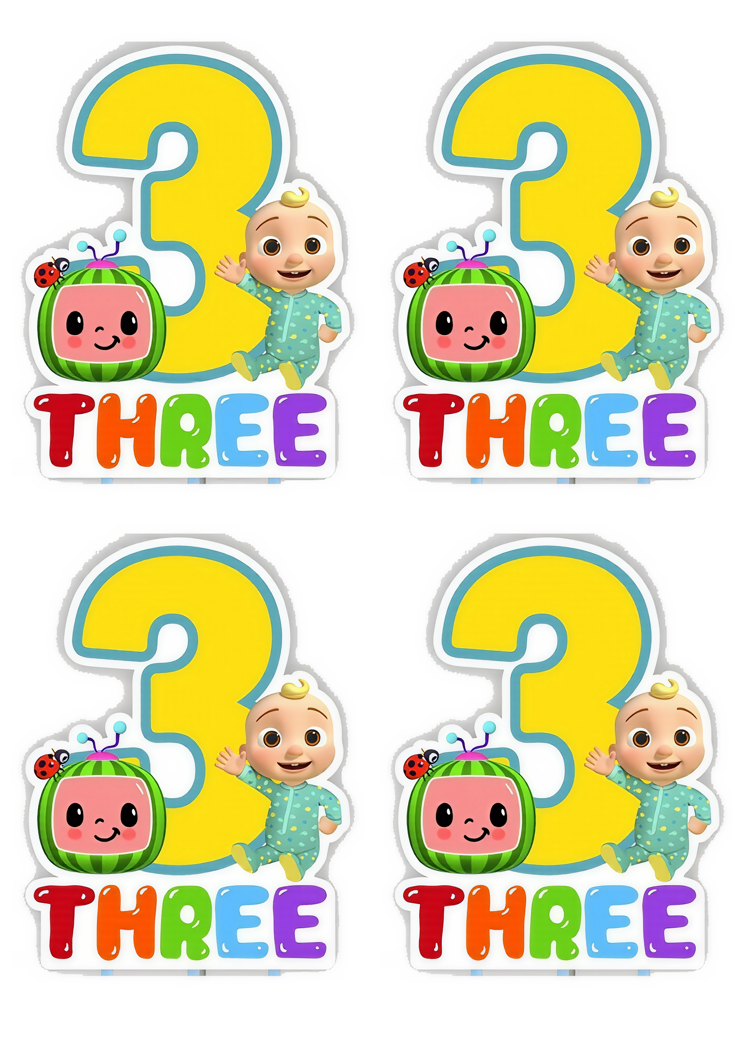 Little Boy cake topper