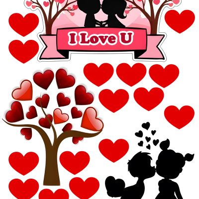 Love cake topper